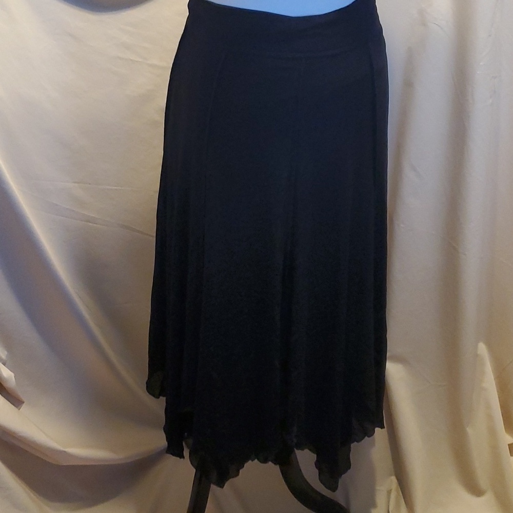 Alberto Makali Black Wrap Skirt SZ XL